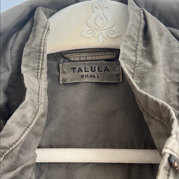 Olive Green Hooded Women's Jacket - Picture 2 of 3